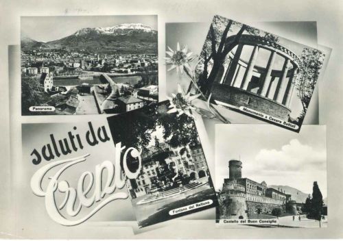 TRENTO - SALUTI, QUATTRO VEDUTINE - 1953