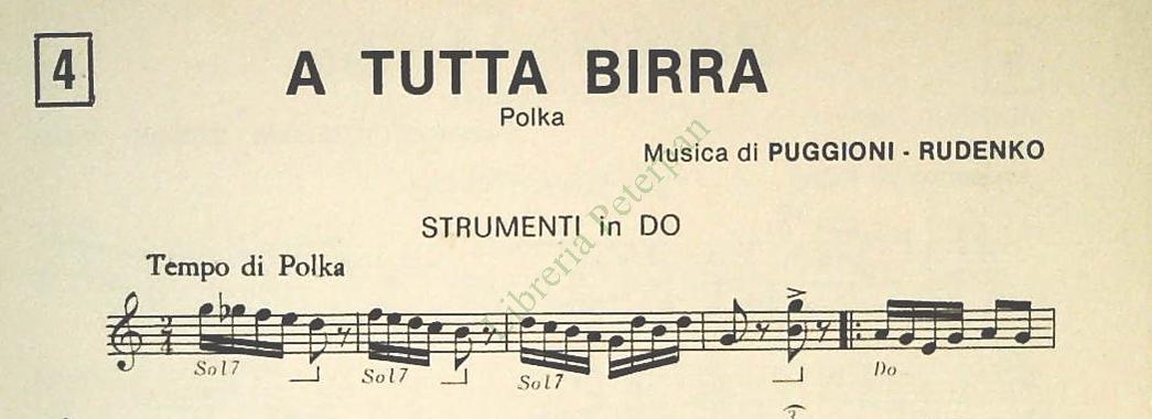 LISCIO 81 - 7 BRANI  SPARTITO-SHEET MUSIC