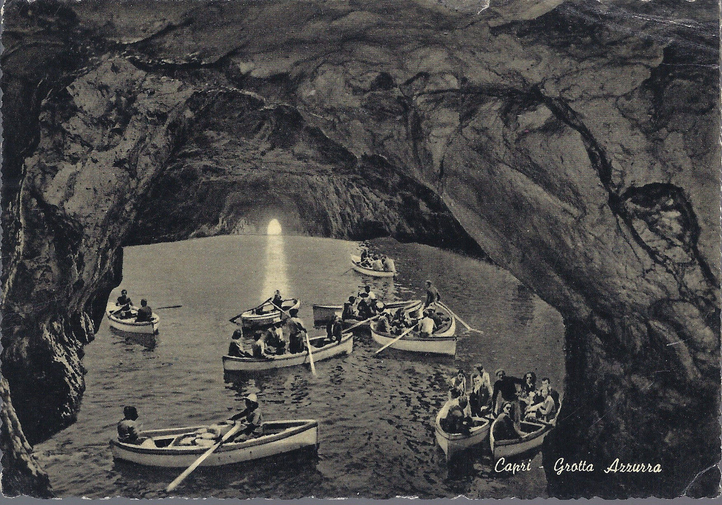 CAPRI - GROTTA AZZURRA - V 1959 - FG - Ediz. Renza