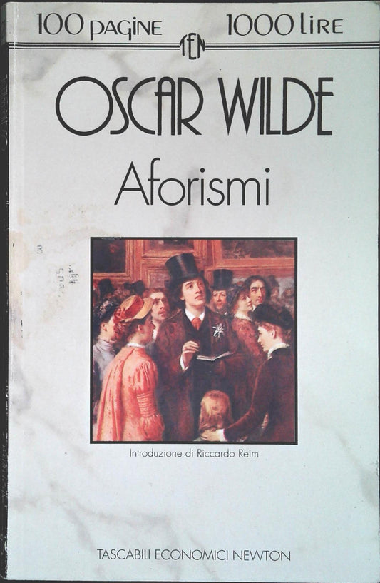 AFORISMI - OSCAR WILDE - TASC. EC. NEWTON 1993
