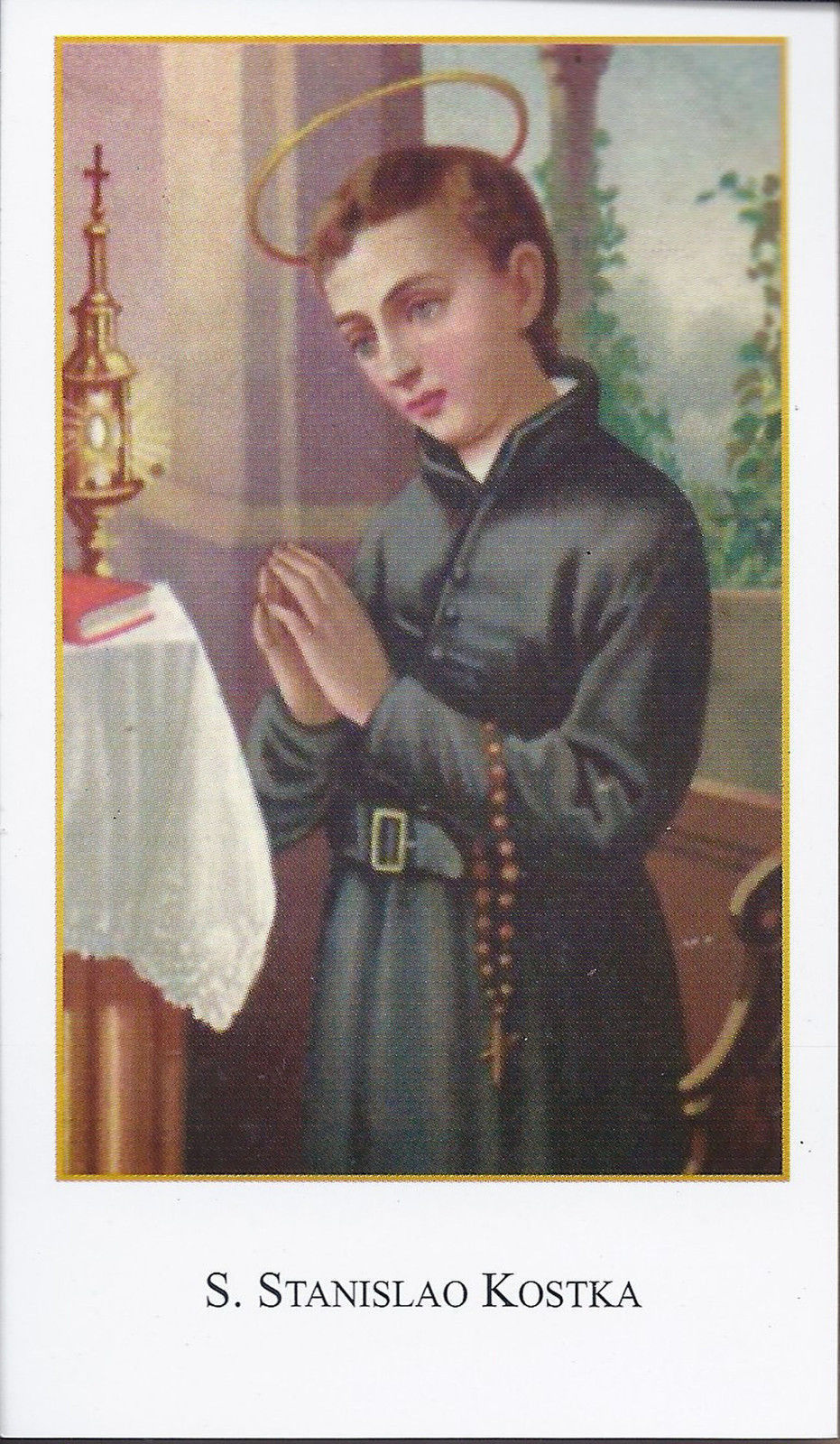S. STANISLAO KOSTKA - SANTINO - AS013-339 - Ed. Paco