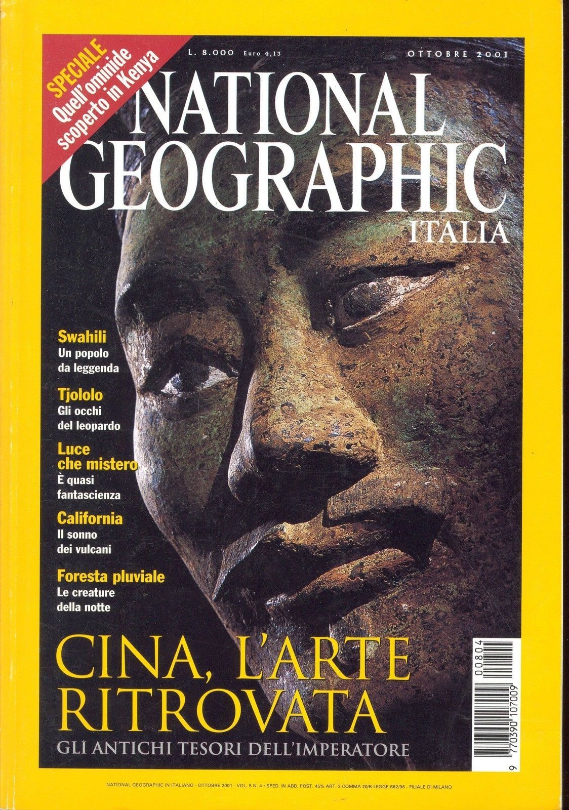 NATIONAL GEOGRAPHIC ITALIA - OTTOBRE 2001
