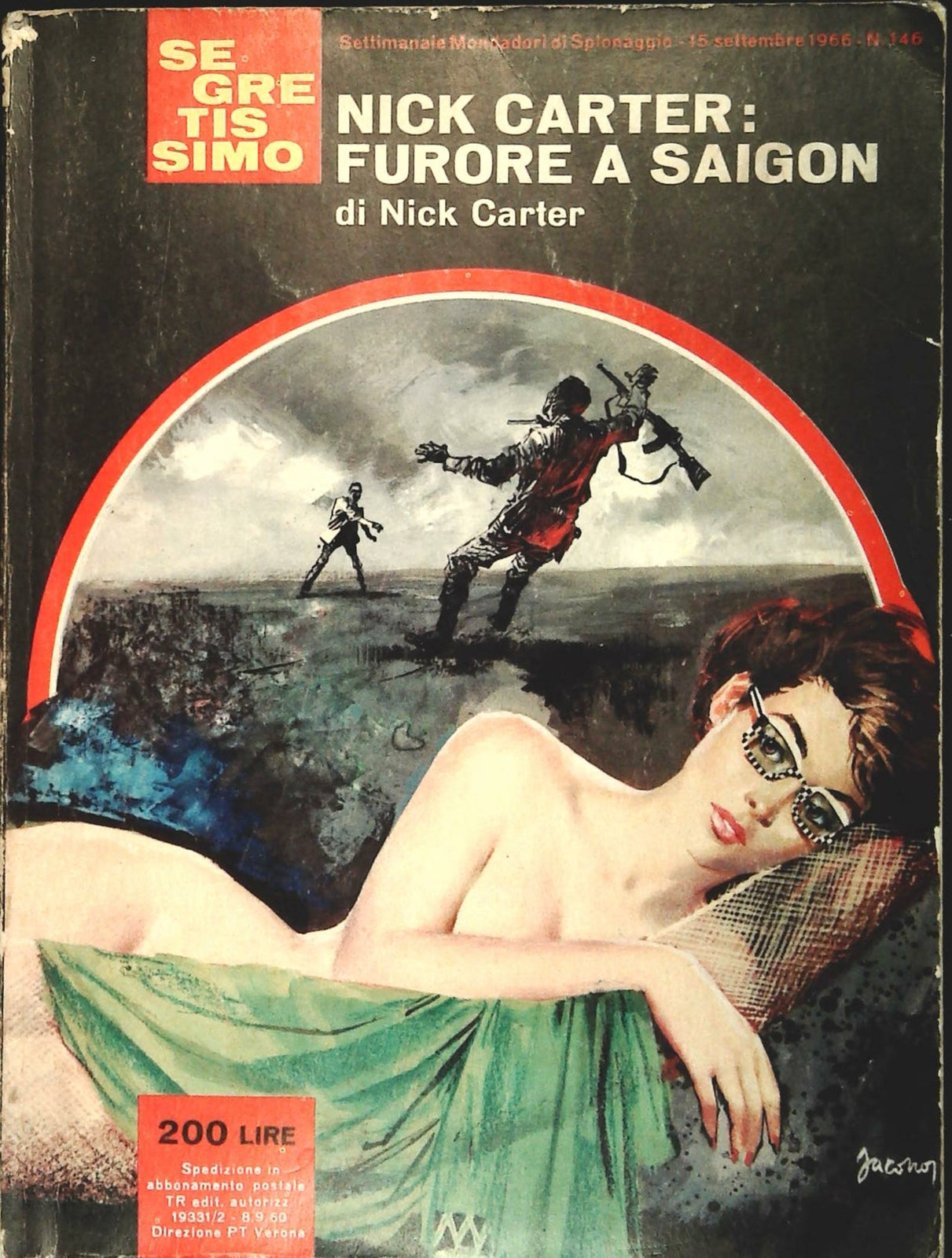 NICK CARTER FURORE A SAIGON - NICK CAERTER - SEGRETISSIMO N. 146