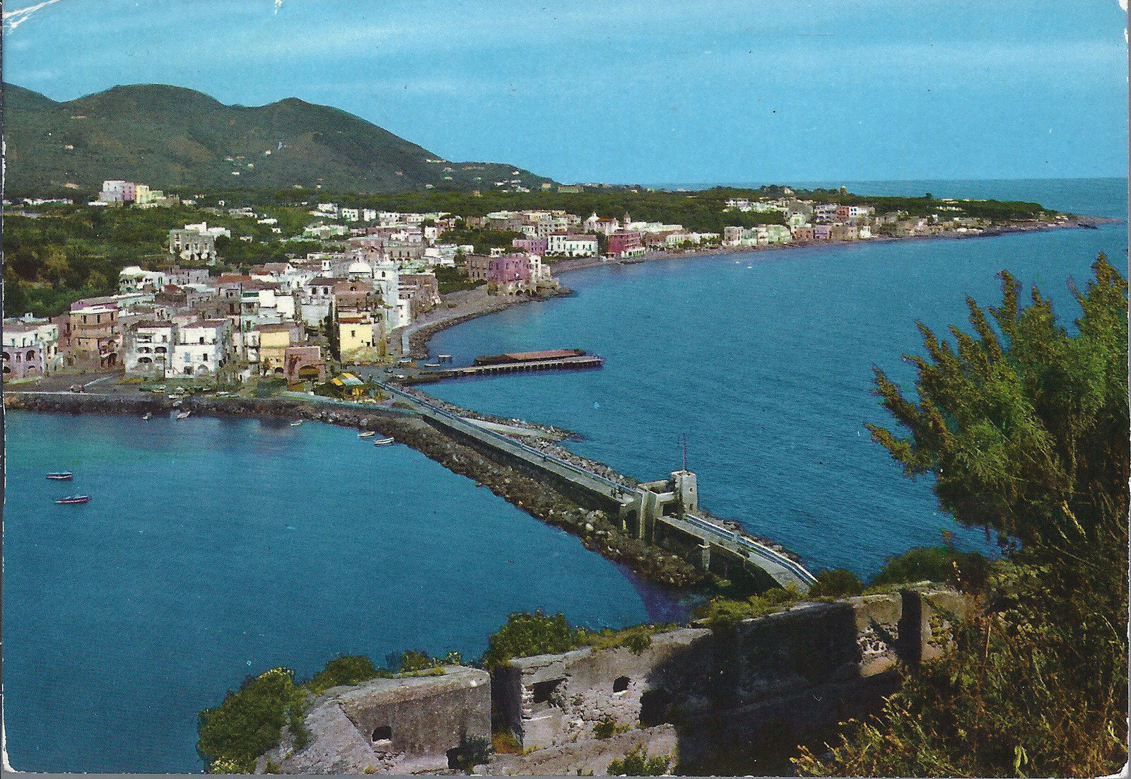 PONTE ISCHIA - VEDUTA DAL CASTELLO - V1970