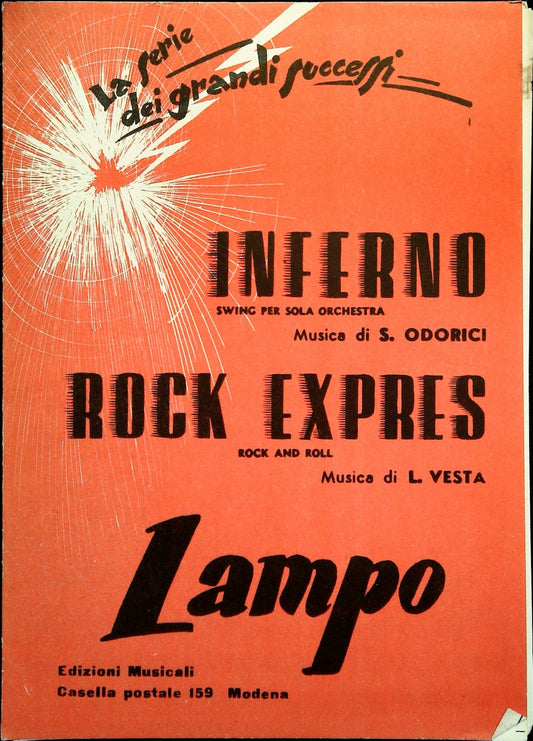 INFERNO - ROCK EXPRESS - SPARTITO-SHEET MUSIC