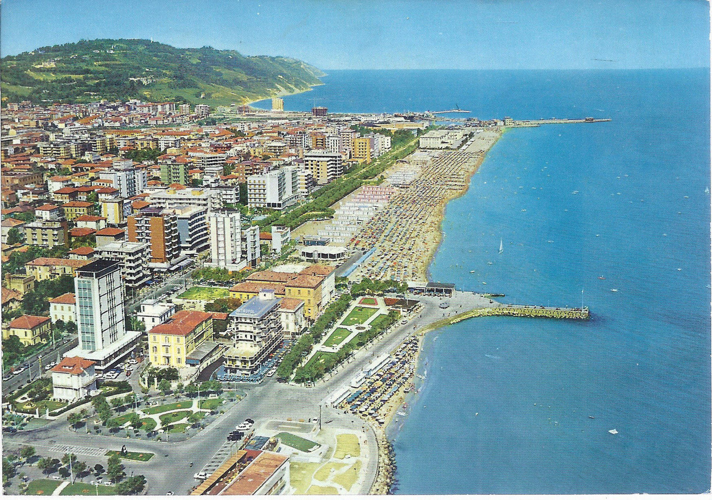 PESARO - VEDUTA AEREA - V 1973 - FG