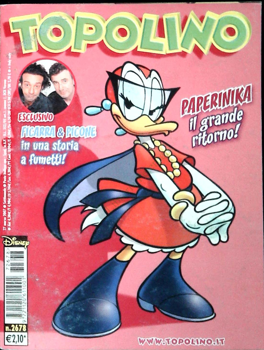 TOPOLINO N. 2678 - 27 MARZO 2007