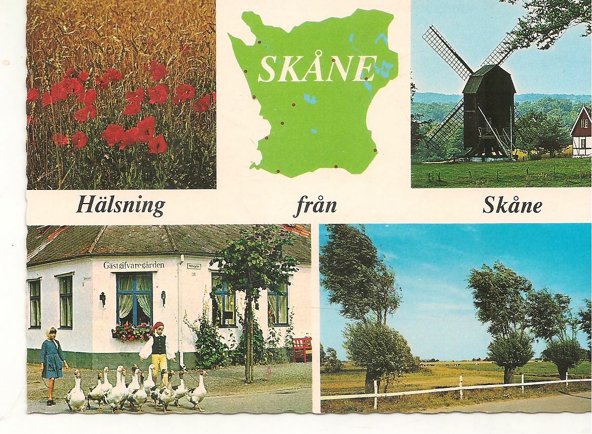SKANE - SWEDEN - QUATTRO VEDUTE - NV