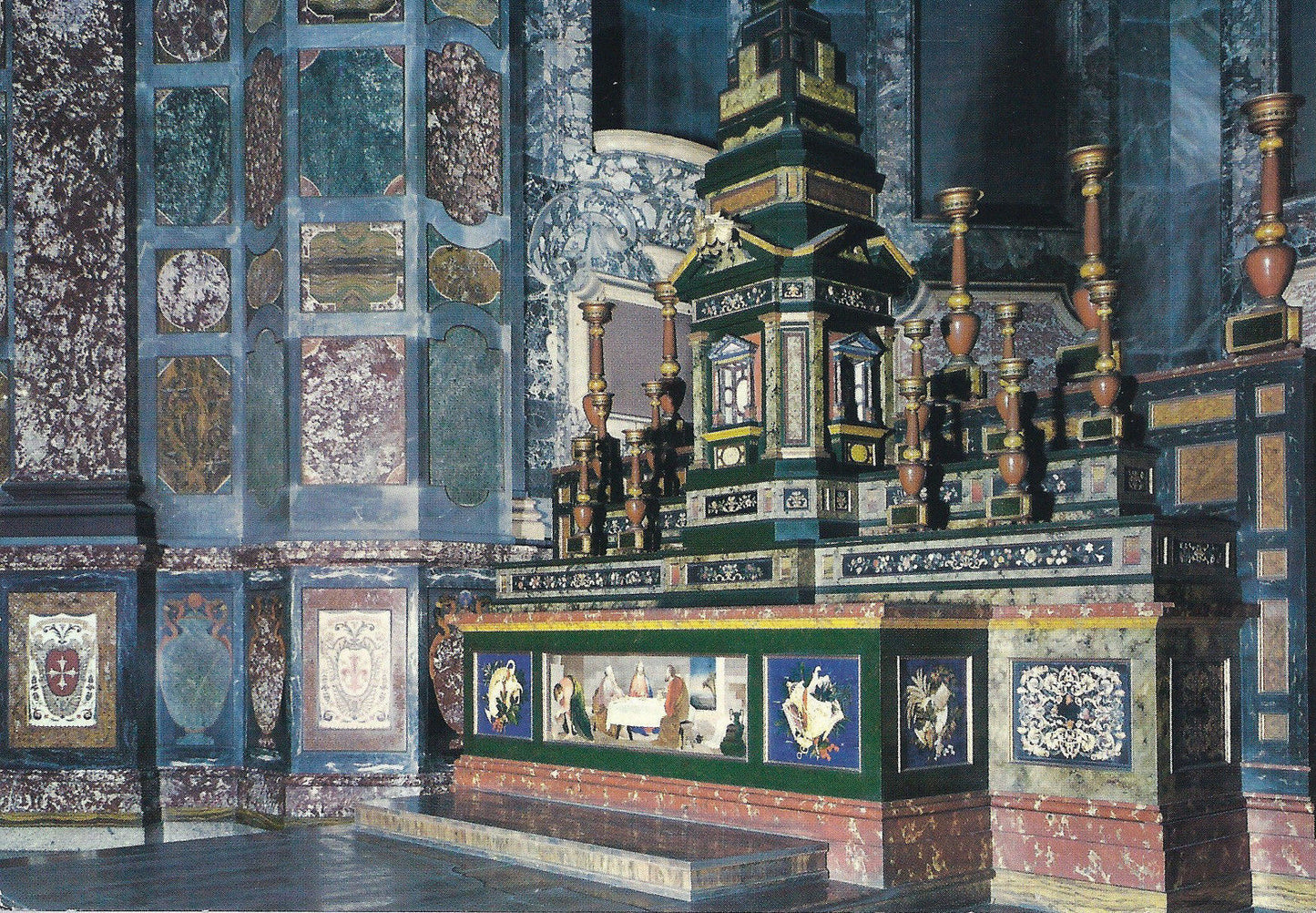 FIRENZE - CAPPELLE MEDICEE - ALTARE IN PIETRE DURE - NV