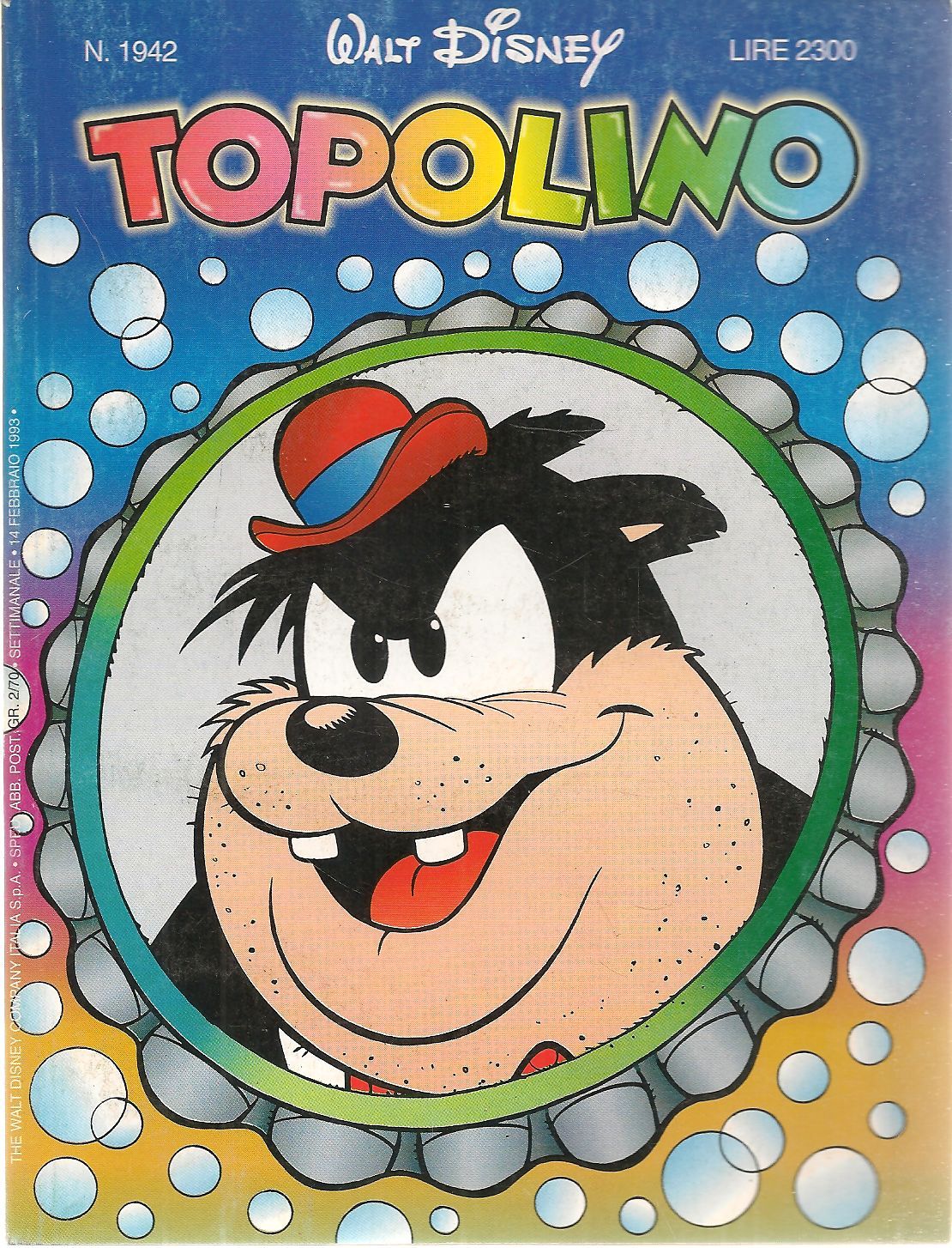 TOPOLINO N. 1942 - 14 FEBBRAIO 1993