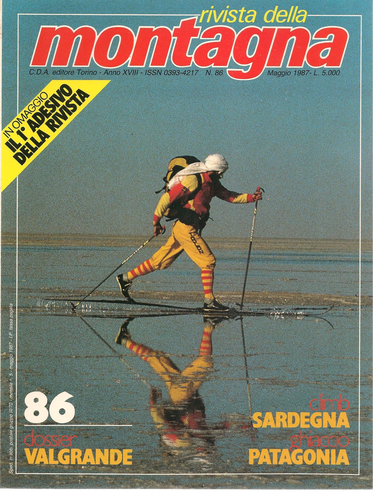 RIVISTA DELLA MONTAGNA N. 86 - MAGGIO 1987