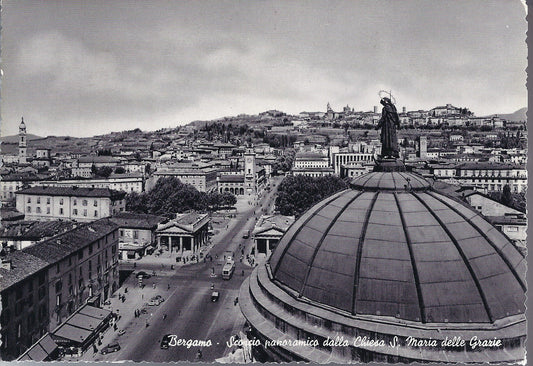BERGAMO - SCORCIO PANORAMICO DALLA CHIESA S. MARIA DELLE GRA