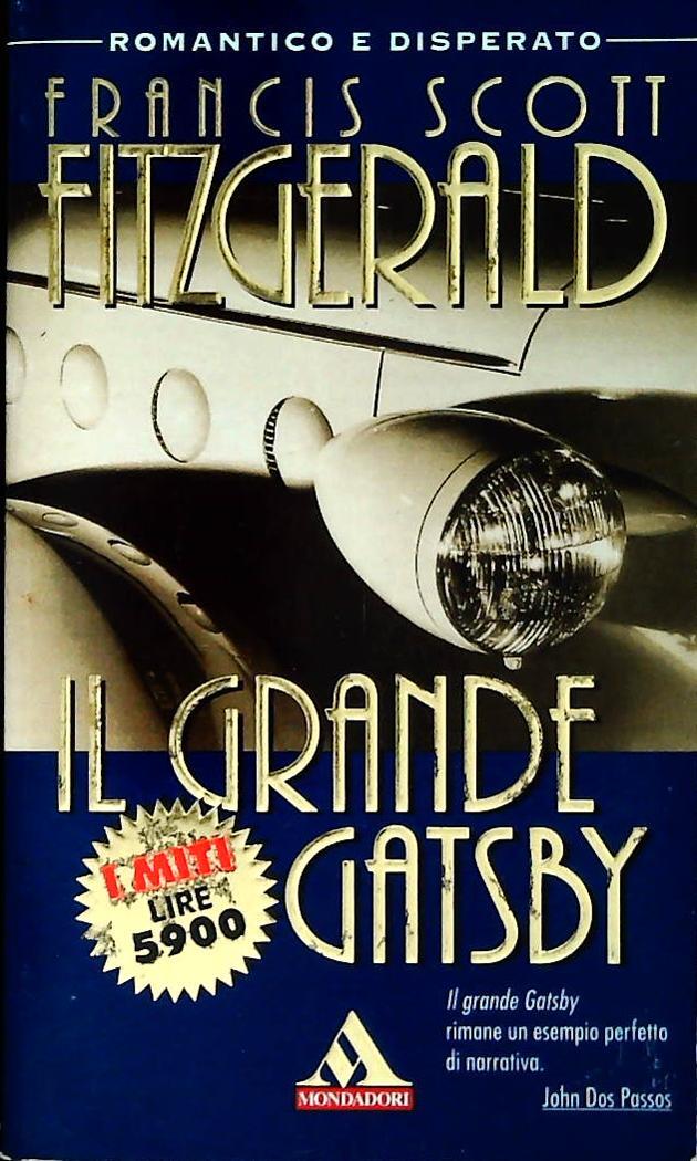 IL GRANDE GATSBY - FRANCIS SCOTT FITZGERALD - MONDADORI 1996 - OUTLET DEL LIBRO