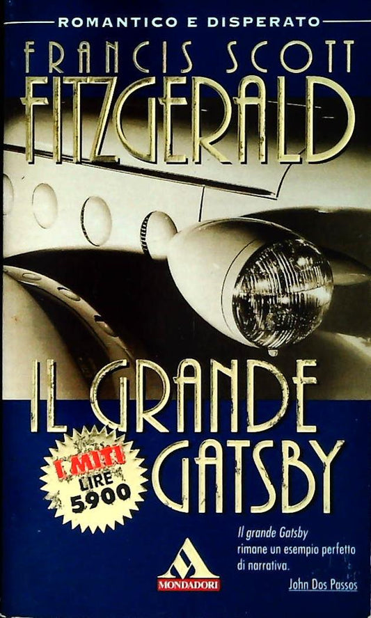 IL GRANDE GATSBY - FRANCIS SCOTT FITZGERALD - MONDADORI 1996 - OUTLET DEL LIBRO