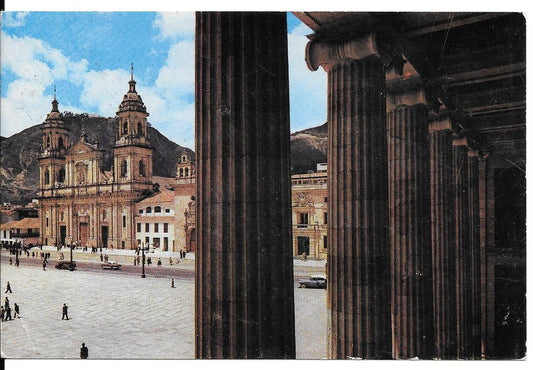 BOGOTA' - COLOMBIA - VISTA DE LA BASILICA DESDE EL CAPITOLO NACIONAL - V1972