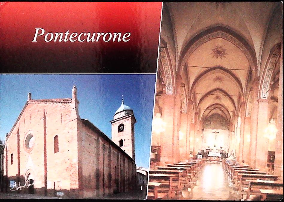 PONTECURONE - PARROCCHIALE DI S. MARIA ASSUNTA - DUE VEDUTE -NV - FEX