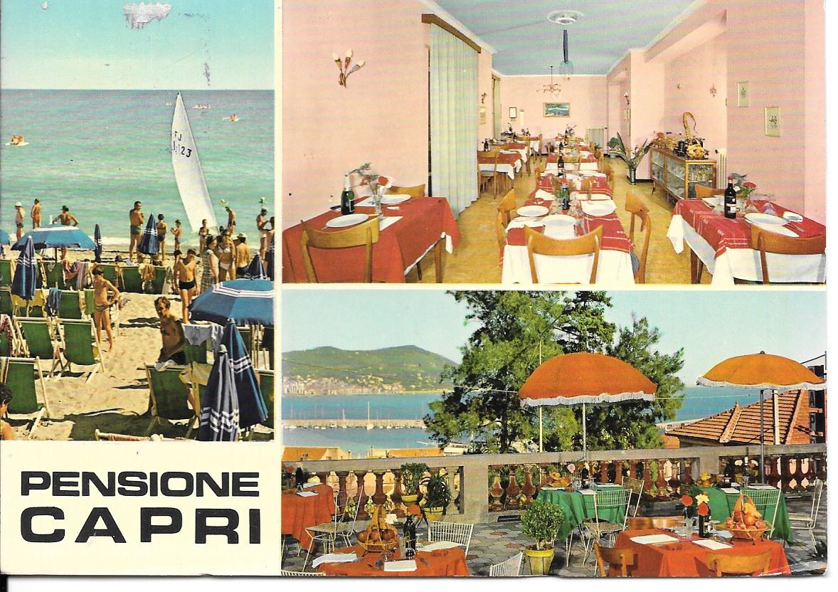 IMPERIA - PENSIONE CAPRI - TRE VEDUTE - V1971 - FG