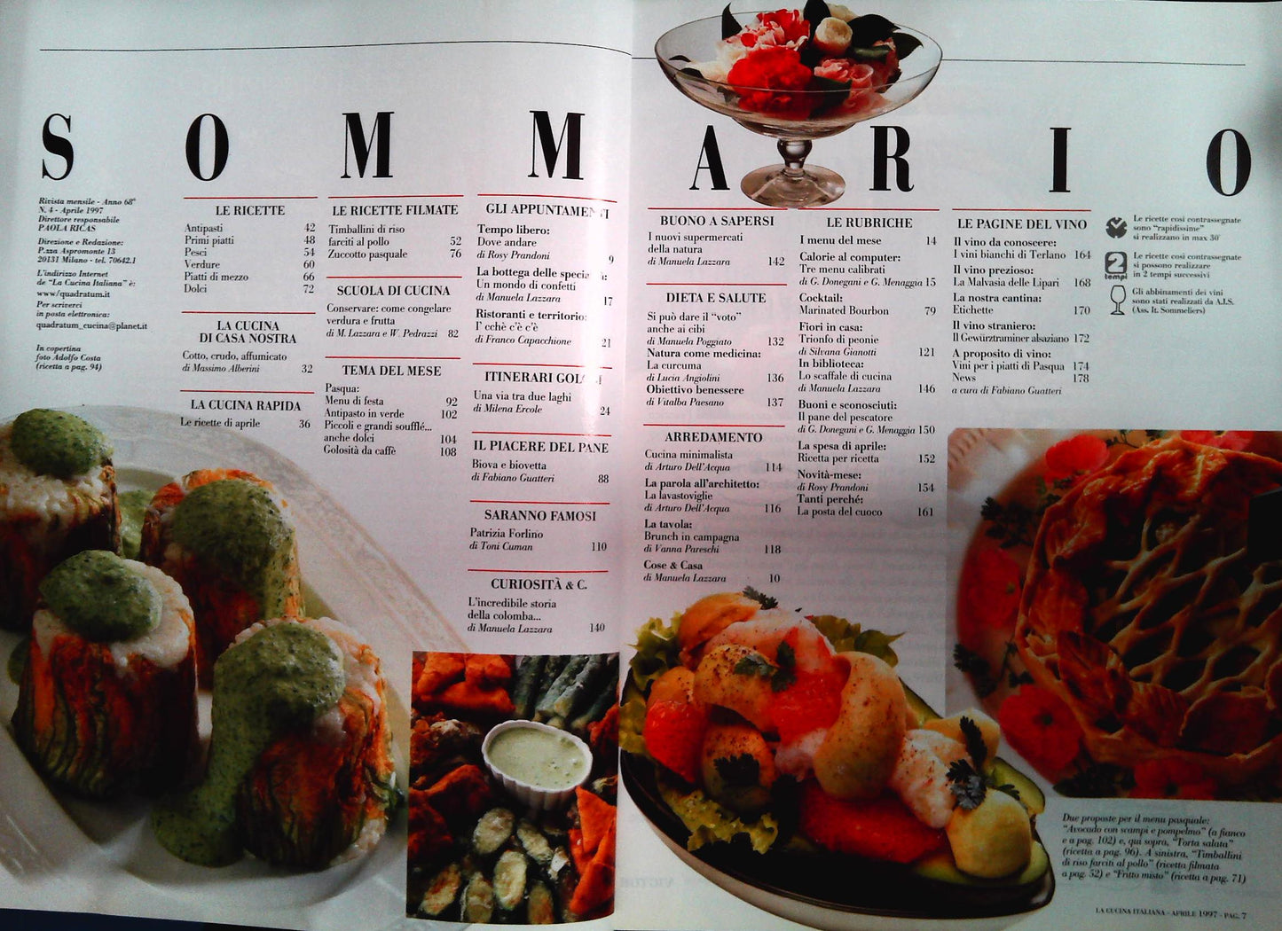 LA CUCINA ITALIANA - APRILE 1997