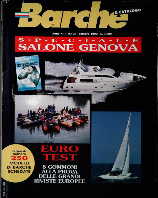 BARCHE E CATALOGO N. 127 - OTTOBRE 1992