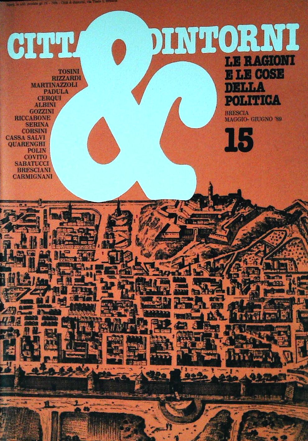 CITTA' E DINTORNI N. 15 - MAGGIO-GIUGNO 1989