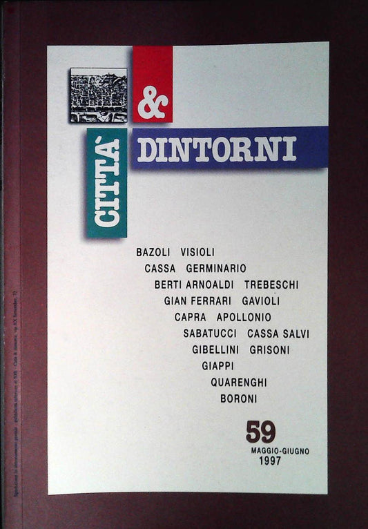 CITTA' E DINTORNI N. 59 MAGGIO-GIUGNO 1997