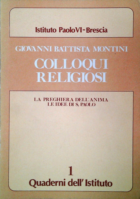 COLLOQUI RELIGIOSI - GIOVANNI BATTISTA MONTINI