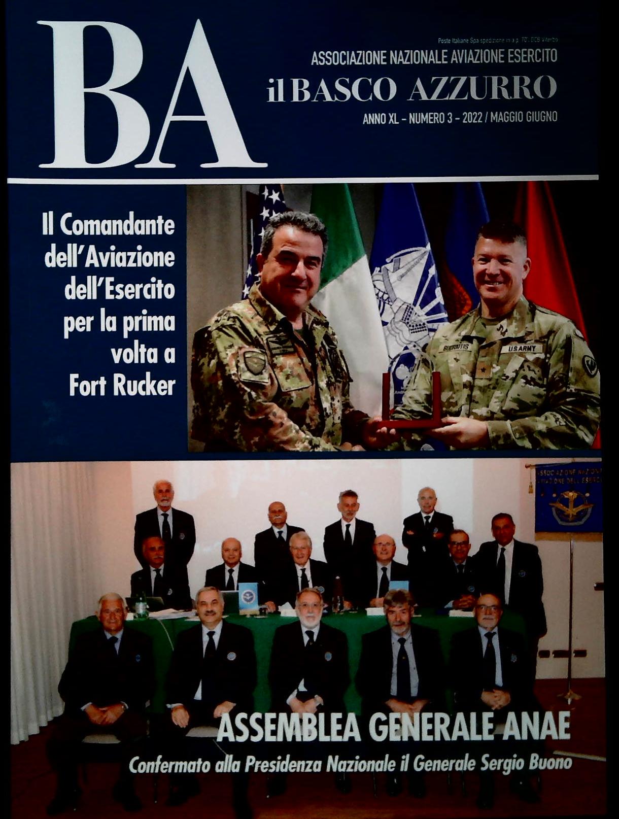 IL BASCO AZZURRO MAGGIO-GIUGNO 2022