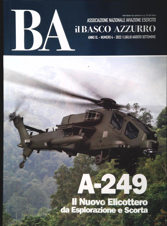 IL BASCO AZZURRO LUGLIO-AGO-SETT. 2022 - A-249 IL NUOVO ELICOTTERO