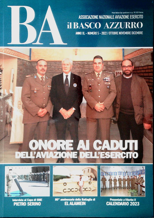 IL BASCO AZZURRO OTT-NOV.DIC. 2022 - ONORE AI CADUTI