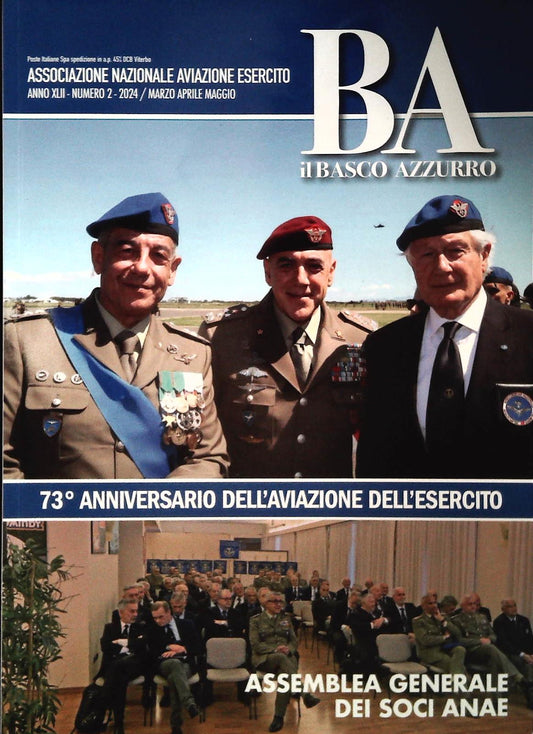 IL BASCO AZZURRO MARZO-APR-MAG. 2024 - 75 ANNIVERSARIO AVIAZIONE ESERCITO