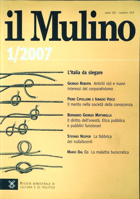 IL MULINO N. 429 ANNO LVI - 1-2007