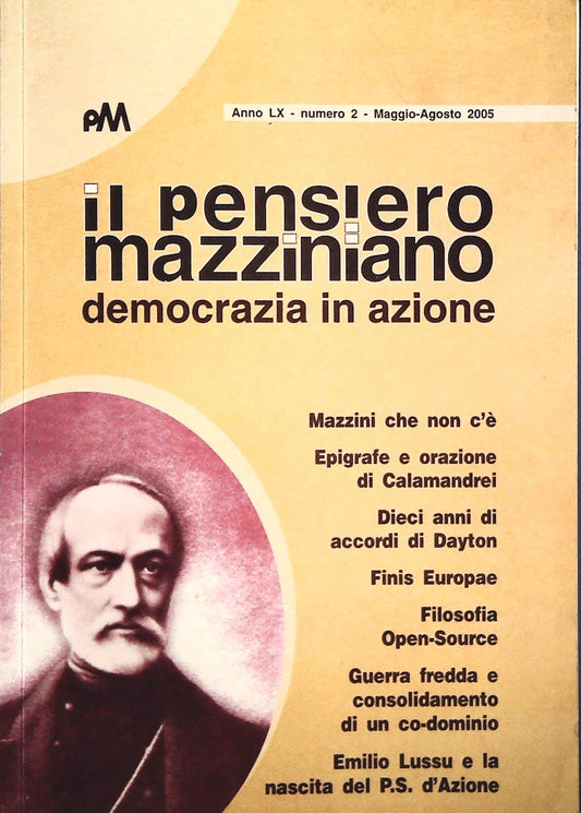 IL PENSIERO MAZZINIANO - MAGGIO-AGOSTO 2005
