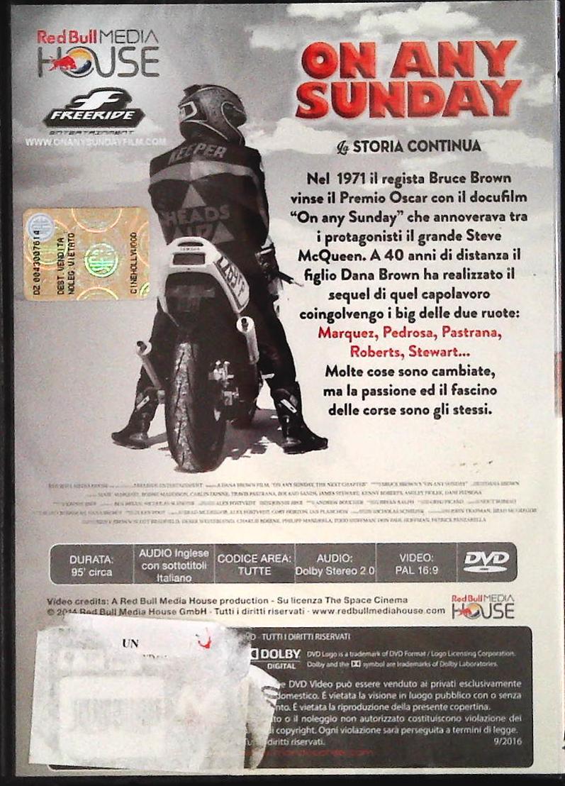 ON ANY SUNDAY. LA STORIA CONTINUA - DVD