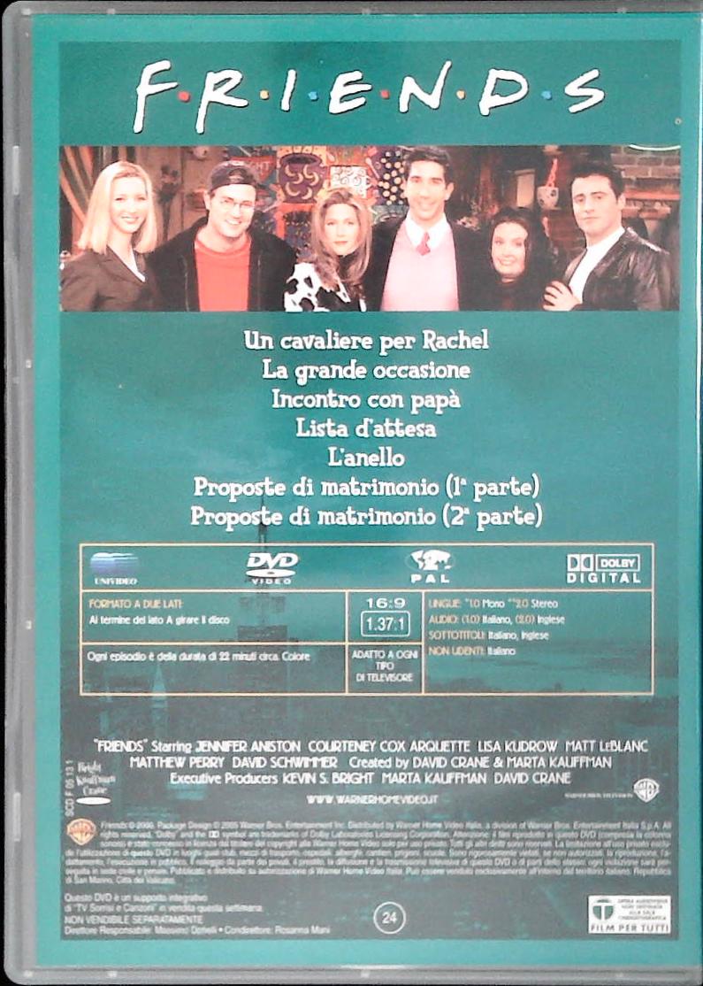 FRIENDS - STAGIONE 6 EPISODI 19-25- DVD