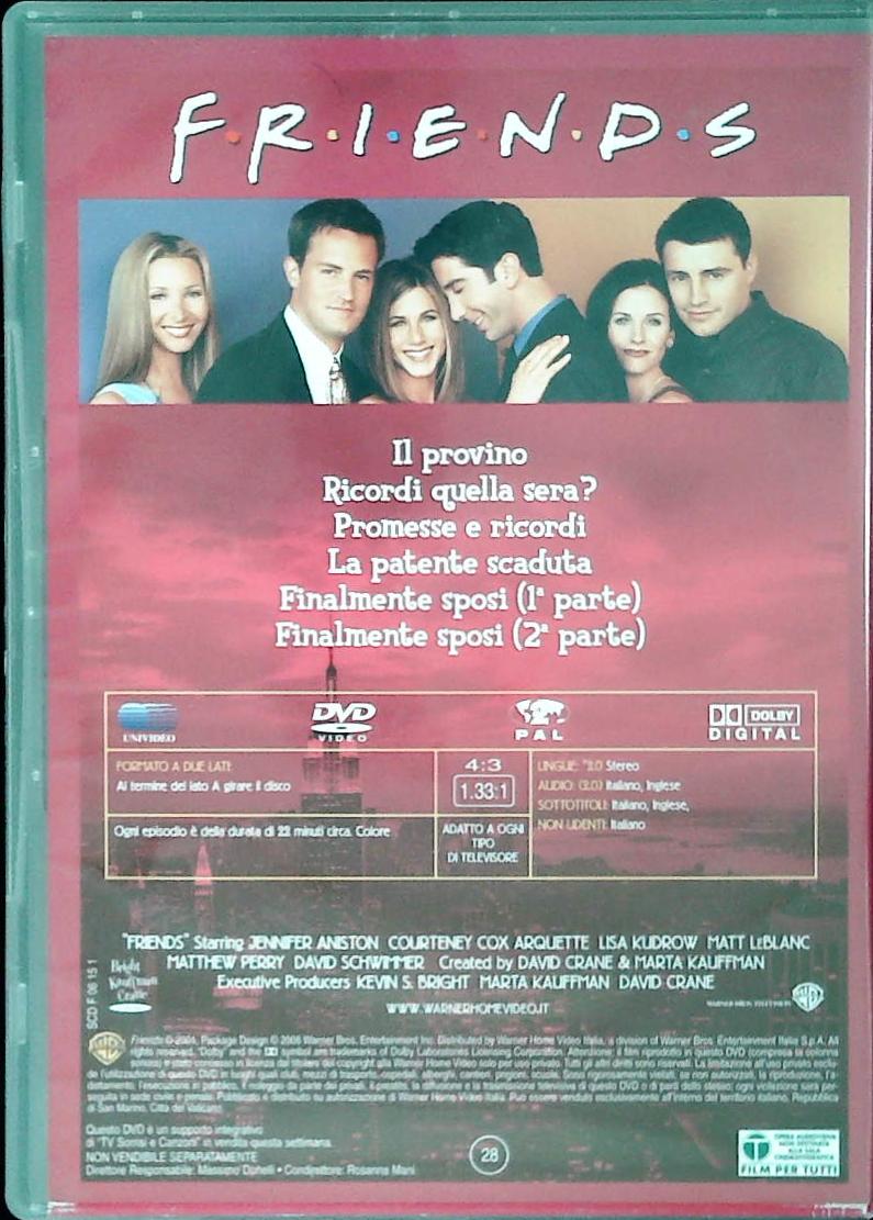 FRIENDS - STAGIONE 7 EPISODI 19-24- DVD