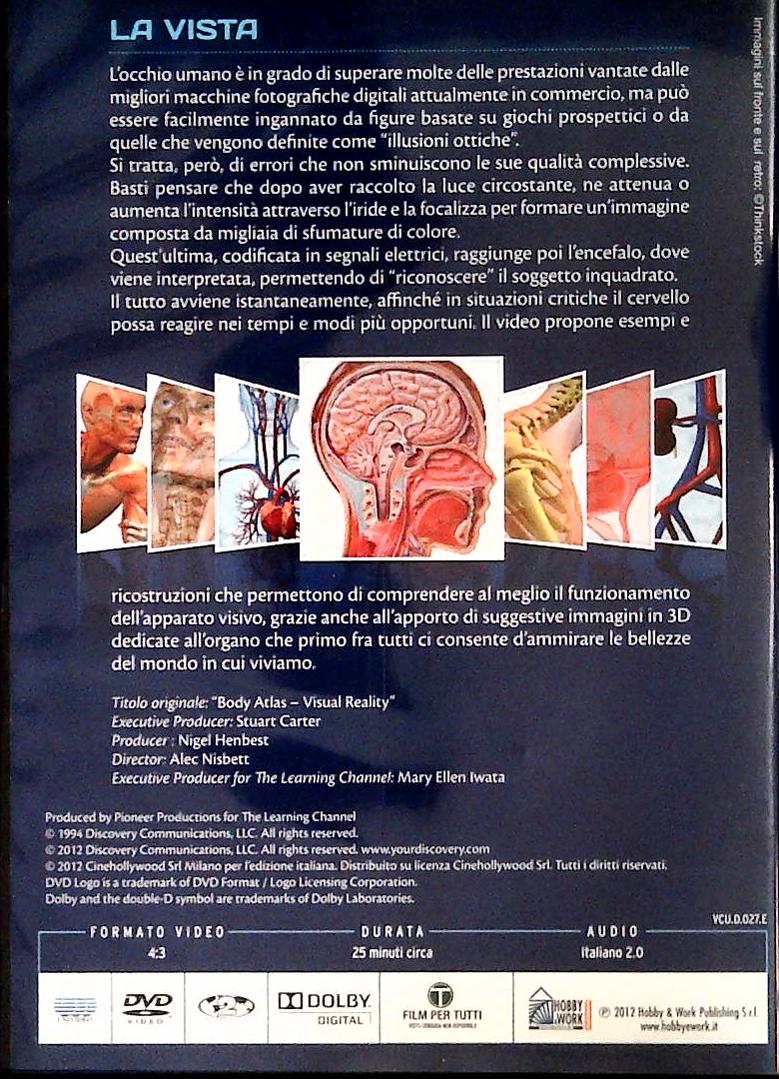 VIDEONCICLOPEDIA DEL CORPO UMANO - LA VISTA - DVD