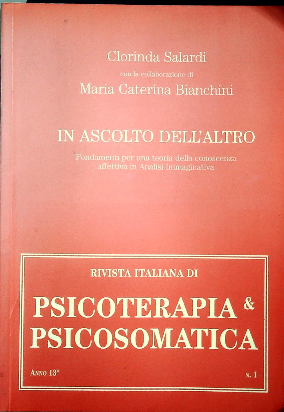 IN ASCOLTO DELL'ALTRO - CLORINDA SALARDI