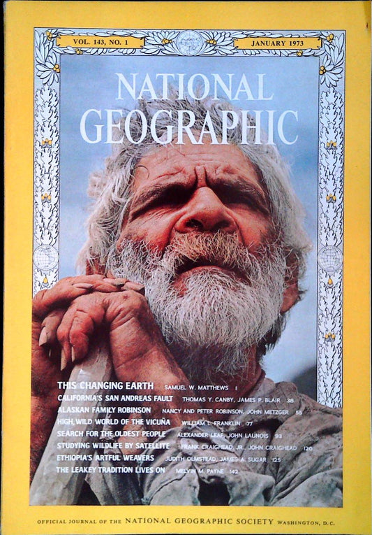NATIONAL GEOGRAPHIC JANUARY 1973 - ENGLISH TEXT