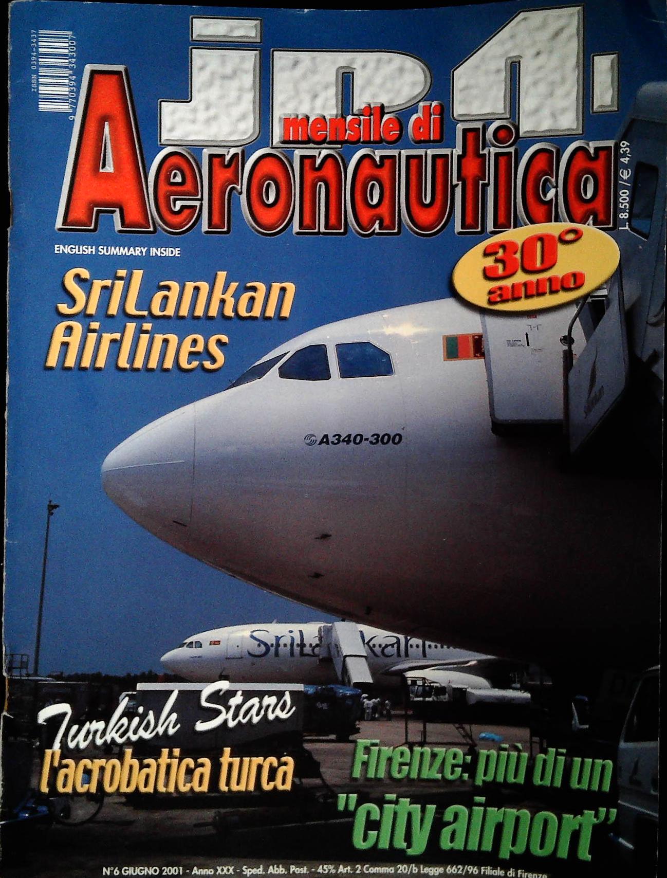 JP4 MENSILE DI AERONAUTICA - GIUGNO 2001