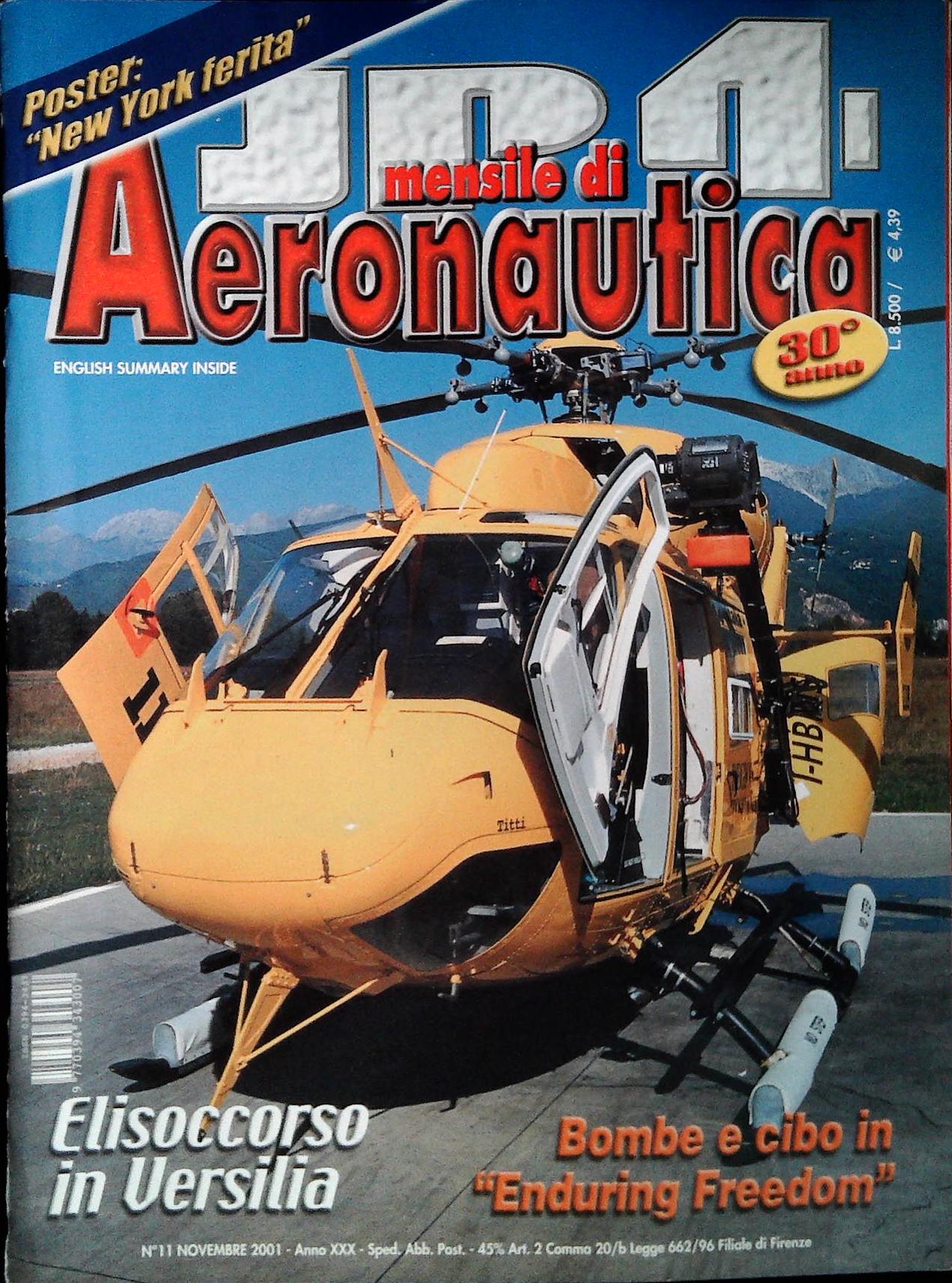 JP4 MENSILE DI AERONAUTICA - NOVEMBRE 2001