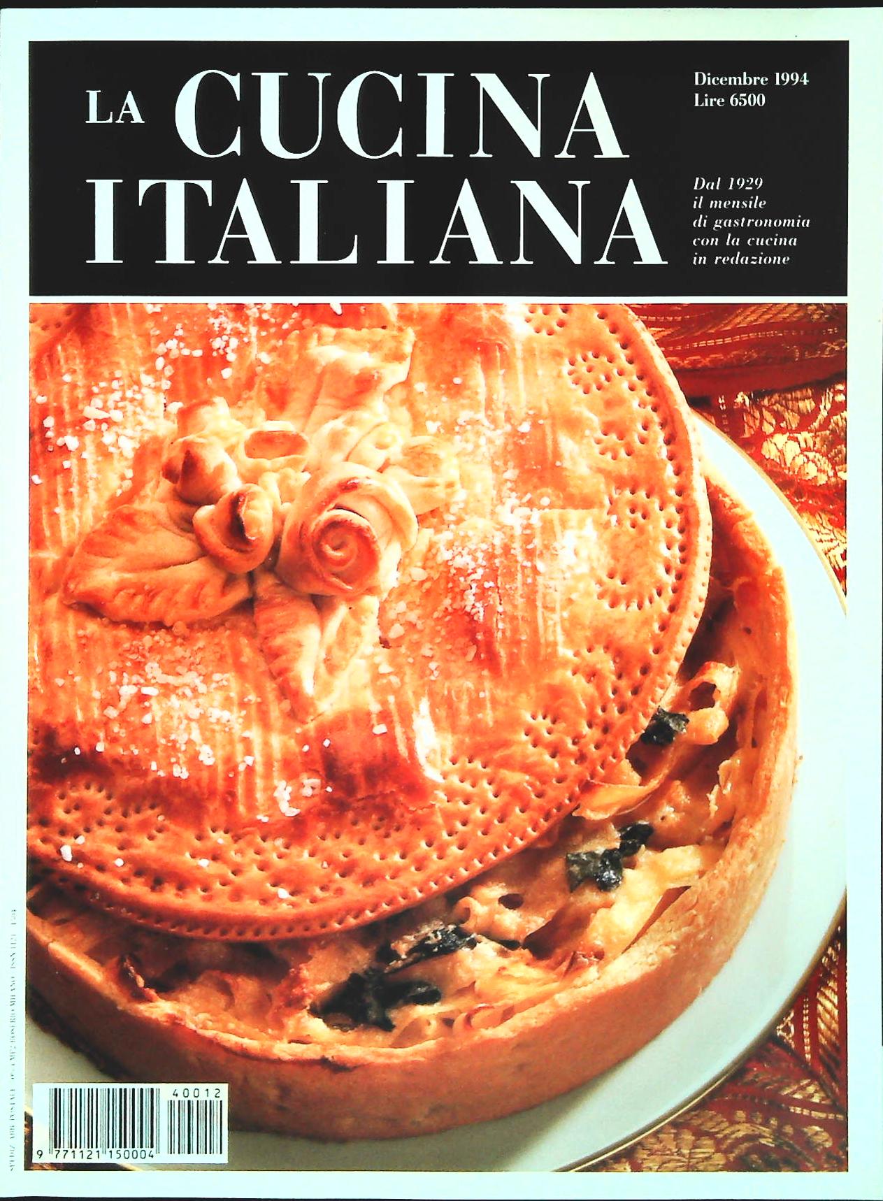 LA CUCINA ITALIANA - DICEMBRE 1994