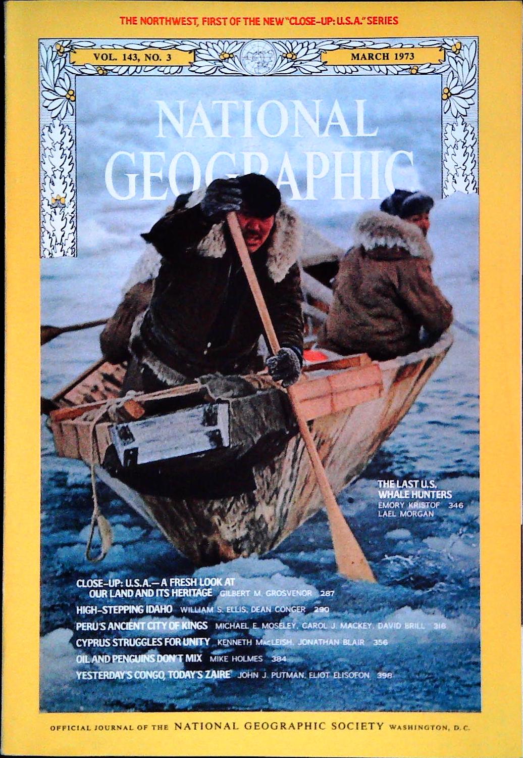 NATIONAL GEOGRAPHIC MARCH 1973 - ENGLISH TEXT