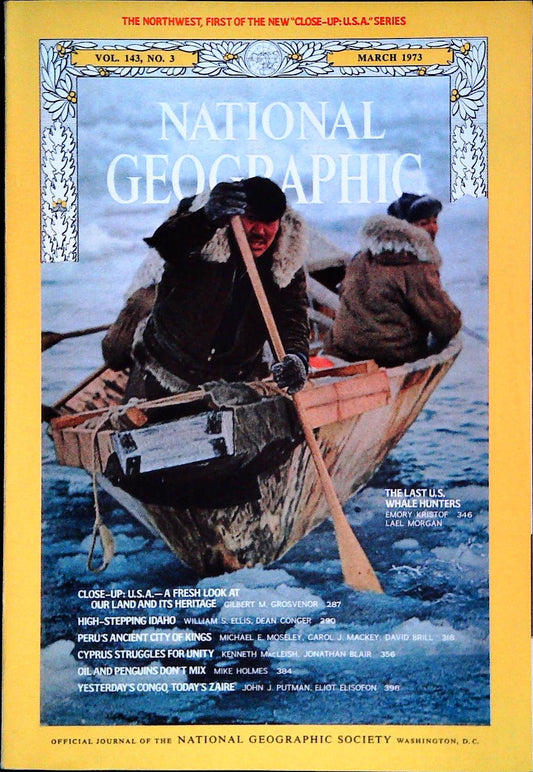NATIONAL GEOGRAPHIC MARCH 1973 - ENGLISH TEXT