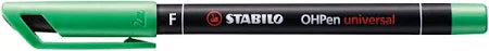 STABILO OHPEN PUNTA F 0.7 - VERDE - CONF. 1 PEZZO