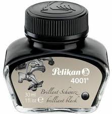 PELIKAN INCHIOSTRO NERO BRILLANTE - ML. 30 - 1 PEZZO
