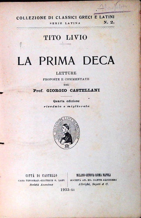 LA PRIMA DECA - TITO LIVIO - LATIN TEXT