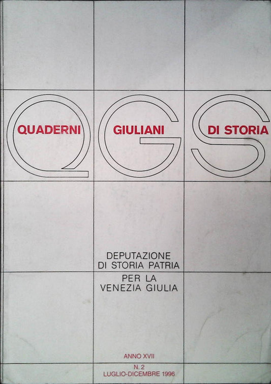 QUADERNI GIULIANI DI STORIA - LUGLIO-DICEMBRE 1996