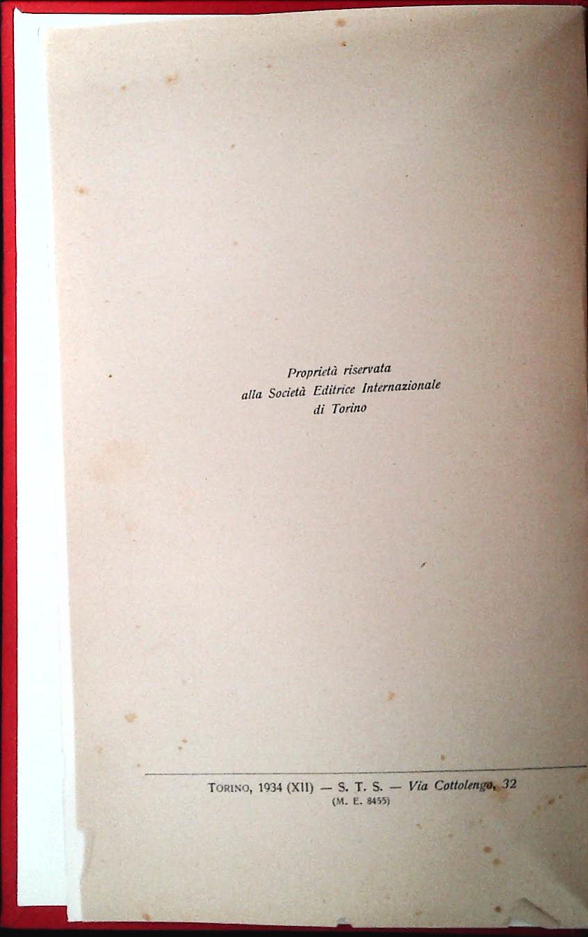 RAB IL SELVAGGIO BIANCO - CARAVELLA - SEI 1934