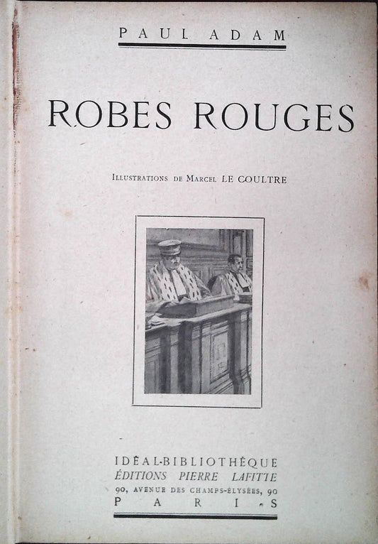 ROBES ROUGES - PAUL ADAM  - FRENCH TEXT