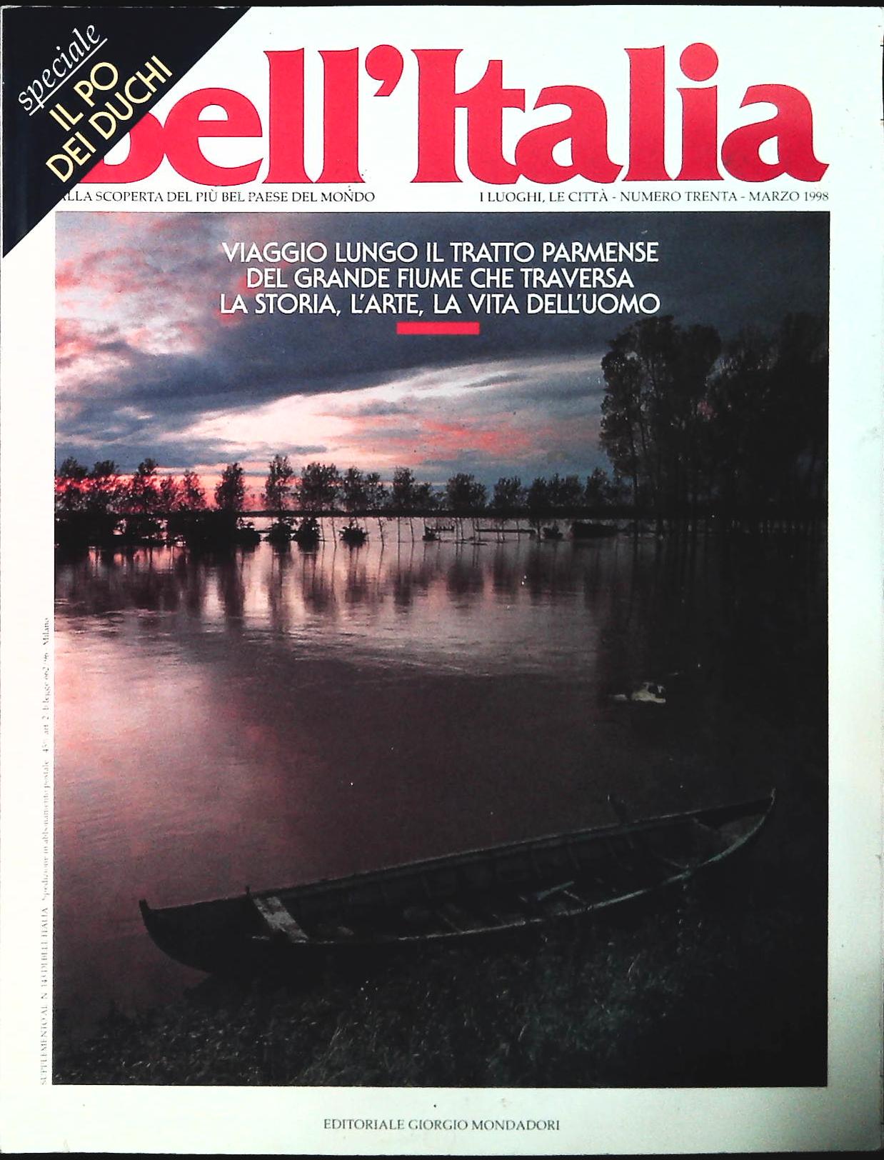 BELL'ITALIA SPECIALE N. 30 MARZO 1998 - IL PO DEI DUCHI
